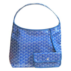 ≪ 新品 ≫ 正規品 GOYARD ゴヤール ボエム　ホーボー　バッグ　PM ブルー 青 ショルダーバッグ ショッパー リボン ラッピング≪ BrandNew ≫ GOYARD Boheme Hobo Bag PM Blue Blue Shoulder Bag Shopper Ribbon Wrapping