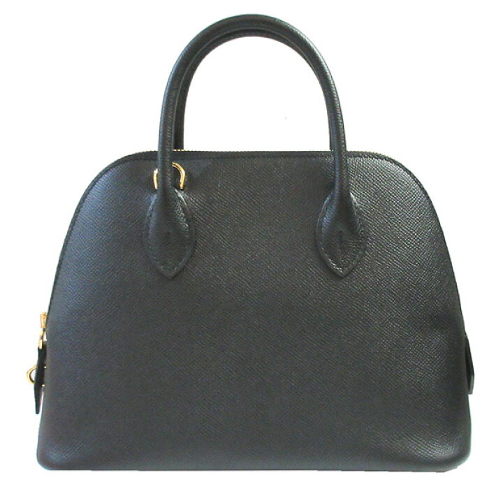 エルメスHERMES ボリード35 ブラックノアールエプソンシルバー金具