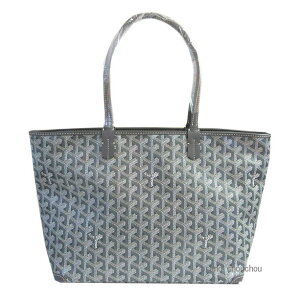 �� �V�i �� ���K�i GOYARD �S���[�� �A���g�� PM �O���X �O���[ �t�@�X�i�[�t�� �g�[�g�o�b�O �V���b�p�[ ���{�� ���b�s���O ARTOIS PM Gris gray tote bag