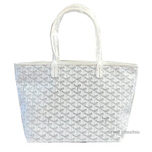 �� �V�i �� ���K�i GOYARD �S���[�� �A���g�� PM �� �z���C�g �u���� �t�@�X�i�[�t�� �g�[�g�o�b�O �V���b�p�[ ���{�� ���b�s���O ARTOIS PM BLANC WHITE tote bag