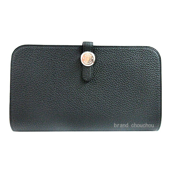 楽天市場】新品 HERMES エルメス ドゴン デュオ GM トゴ 黒 ブラック 