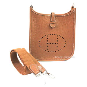 Vi GX G 16 ~j Mini TPM A}] S[h@Vo[ g W V_[obO Brand new Hermes Evelyn mini 16 Amazone Bag Gold Silver Hardware Taurillon Clemence Leather Box Rib