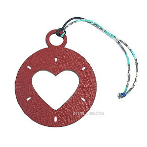  Vi  GX veBAbV `[ I[v n[g@[WAbV  bh IW  { bsO@Hermes Petit H charm Open Heart RougeH Orange