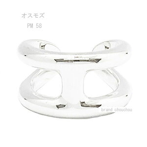 s Vi t GX IXY PM O 58 ({TCY18) Vo[ SV925 VF[k_N  { bsO [BrandNew] Hermes Osmos PM Ring 58 (Japanese size 18) Silver SV925 Chaine d'Ancle Box Ribbon Wrappi