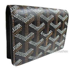 Vi␳Ki GOYARD S[ J[hP[X }[u ubN   Brand new GOYARD Goyard MALESHERBES CARD WALLET Black Box Genuine