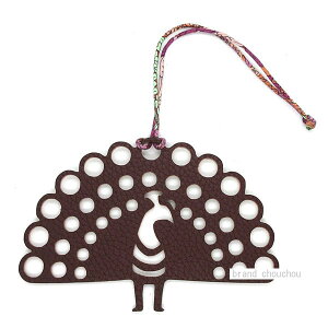  Vi  GX veBAbV `[ NWN@E s[RbN {h[ x[W  { bsO@Hermes Petit H charm Peacock Bordeaux Beige