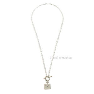 s Vi tGX y_eBt P[A~bg Vo[ lbNX y_g Vo[  { bsO [BrandNew] Hermes Pendant Kelly Amulet Silver Necklace Pendant Silver Box Ribbon Wrappin