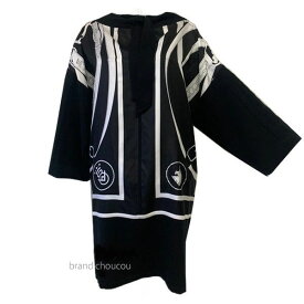 ≪ 新品 ≫ エルメス 2022年秋冬コレクション タイネック ドレス ワンピース　黒 34サイズ シルク　ニット　お買い得!! 箱・リボンでのラッピング HERMES "Robe Col a Nouer 34 size　Black Noir