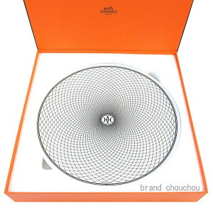  Vi  HERMES GX HfR@AbVfR V[Y fBi[ v[g 27cm  zCg  ubN  { bsO Hdeco white Black Diner plate gift box