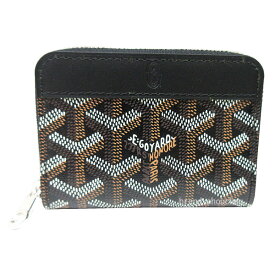 ≪新品≫正規品 GOYARD ゴヤール 財布 ラウンドファスナー コインケース マティニョンミニ ジップ カード 黒 ブラック 箱≪Brand new≫ GOYARD Goyard MATIGNON MINI WALLET Round Zipper Coin Wallet Black Box Genuine