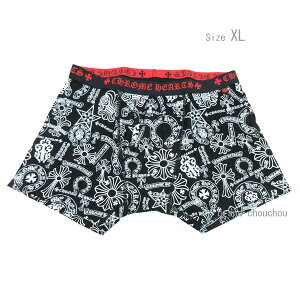 �s�V�i�tCHROMEHEARTS �N�����n�[�c �V���[�g �{�N�T�[ �p���c �~�b�N�X�h ���`�[�t �� �� �ԃ��S XL�T�C�Y �����Y �� ���K�i ��Brand new��Chrome Hearts Men's Short Boxer Shorts Mixed Motif Black White Red Logo Size X
