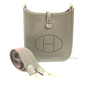 ��V�i��G�����X �G������ 16 Mini TPM �V���[�g �A�}�]�� �G�g�D�[�v �S�[���h���� �g������ �V�����_�[�o�b�O K���� ��Brand new�� Hermes Evelyn 16 Mini TPM Amazon Etoupe Shoulder Bag Gold Hardware Taurillon K Stam