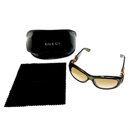 【中古】【ケース付き】 GUCCI グッチ GG 2970/S LSFZW 57□14 115 サングラス グリーン 184030 サングラス