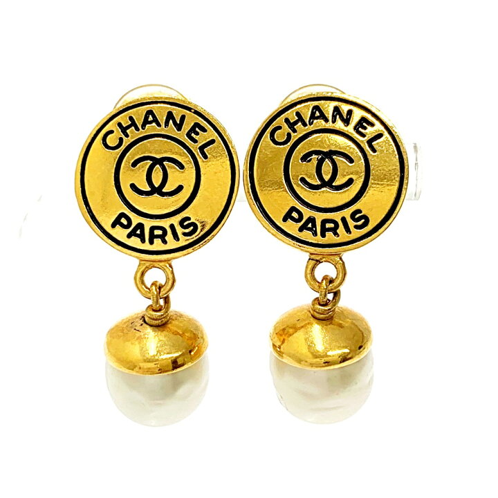 楽天市場】【中古】CHANEL シャネル GP フェイクパール 97P ココマーク 