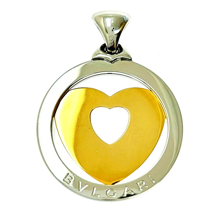 楽天市場】【中古】BVLGARI ブルガリ ステンレス K18YG トンドハート 