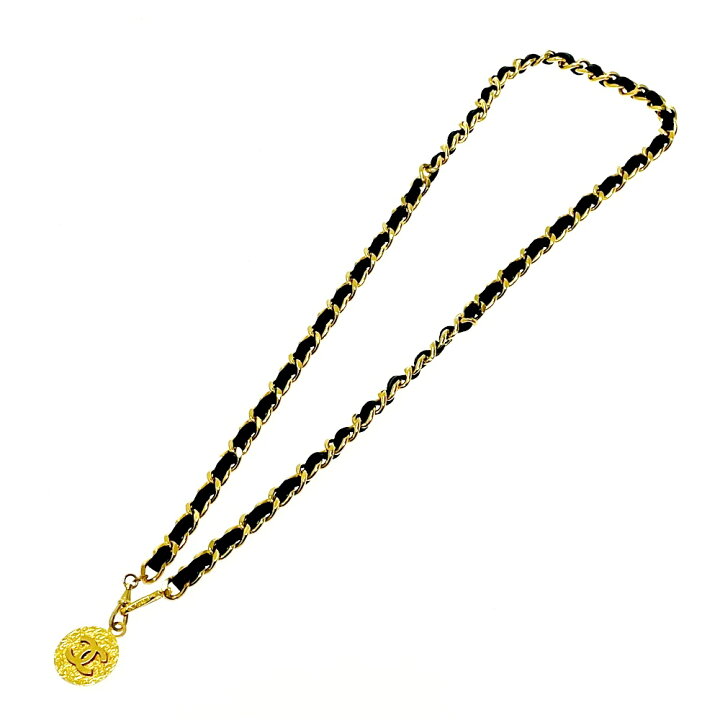 楽天市場】【中古】CHANEL シャネル GP レザー 1982 ココマーク  