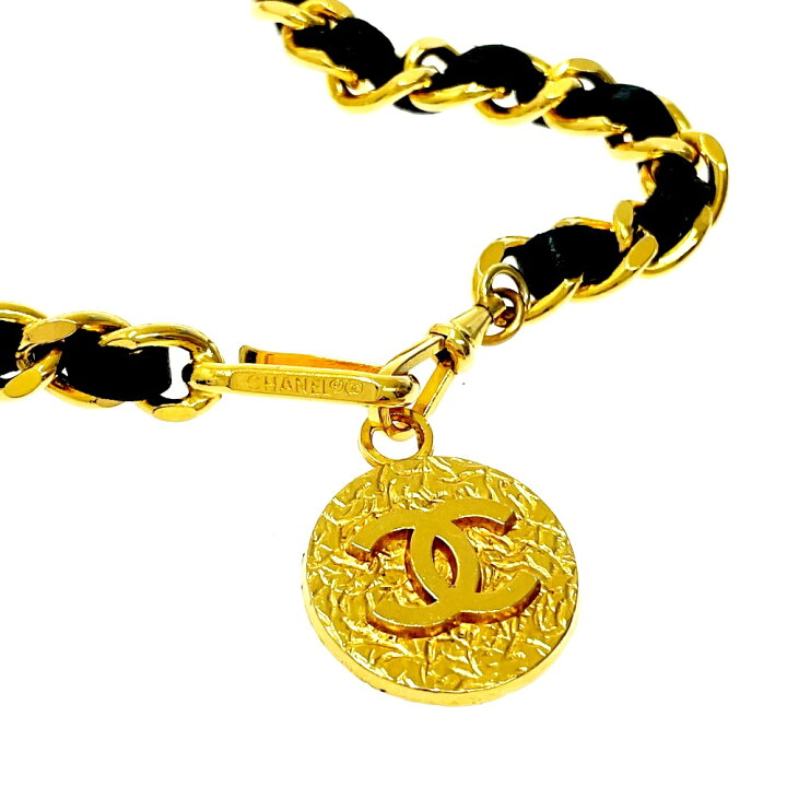 楽天市場】【中古】CHANEL シャネル GP レザー 1982 ココマーク  