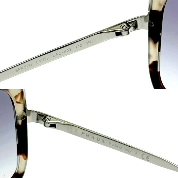 楽天市場】【中古】【箱付き】 PRADA プラダ SPR57U 54□22 UAO-409 