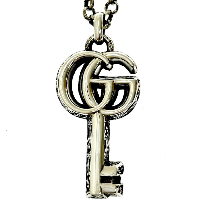 楽天市場】【中古】【箱付き】 GUCCI グッチ シルバー アラベスク 