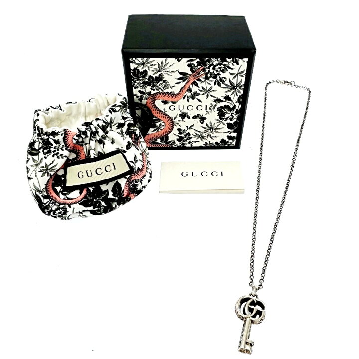 楽天市場】【中古】【箱付き】 GUCCI グッチ シルバー アラベスク 
