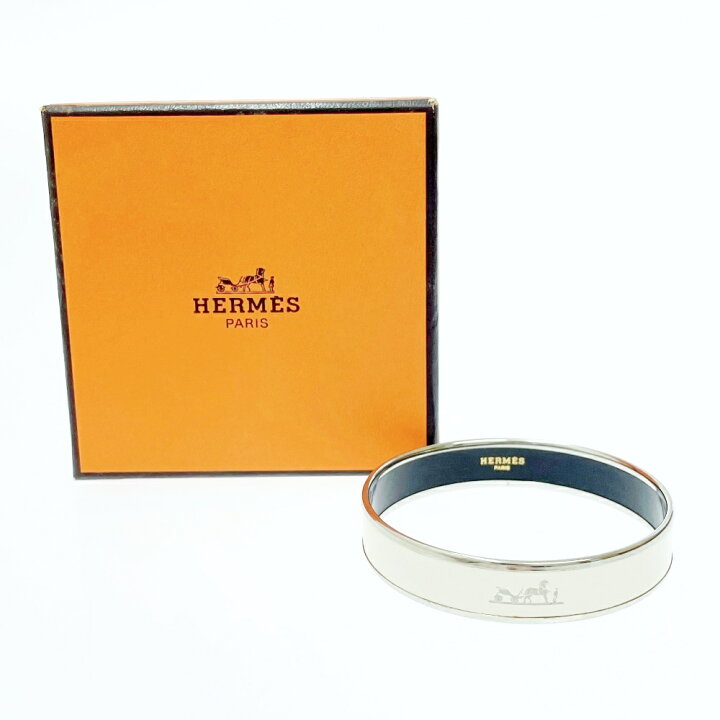 楽天市場】【中古】【箱付き】 HERMES エルメス エマイユPM カレーシュ 