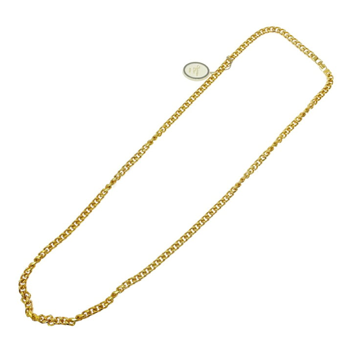 クリスチャンディオール チェーン ネックレス GP 【中古】 DIOR  