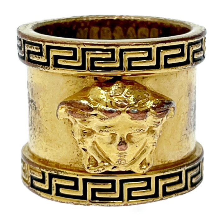 楽天市場】【中古】VERSACE ヴェルサーチ GP メデューサ リング メンズ  