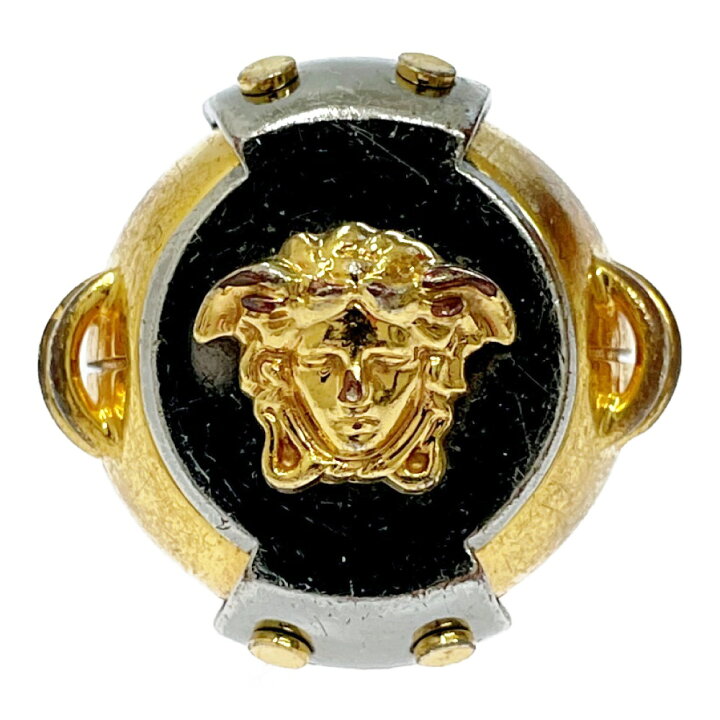楽天市場】【中古】VERSACE ヴェルサーチ GP メデューサ リング メンズ  