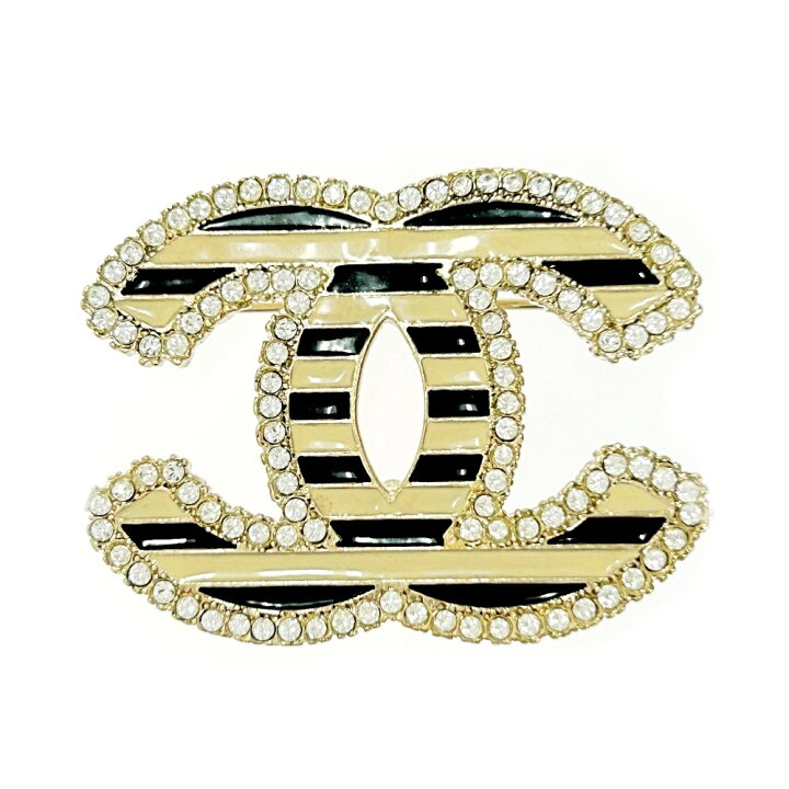 楽天市場】【中古】CHANEL シャネル GP ラインストーン 06A ココマーク 