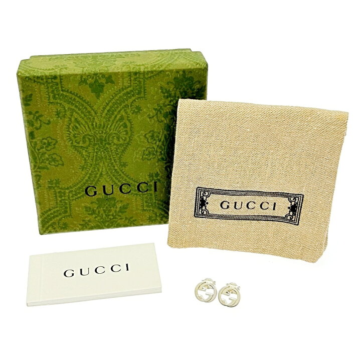 楽天市場】【中古】【箱付き】 GUCCI グッチ シルバー インター 