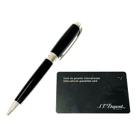 【中古】Dupont デュポン 415100L ラインD アトリエコレクション ブラック×パラディウム ツイスト式 ボールペン 160146 ボールペン