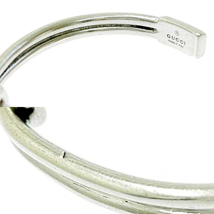 楽天市場】【中古】GUCCI グッチ シルバー ノット バングル 22.7g 925 