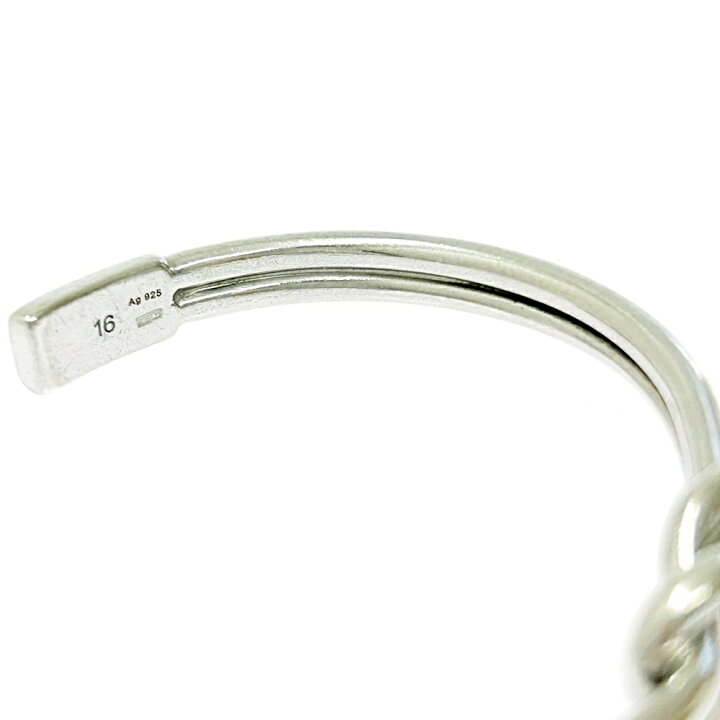 楽天市場】【中古】GUCCI グッチ シルバー ノット バングル 22.7g 925 