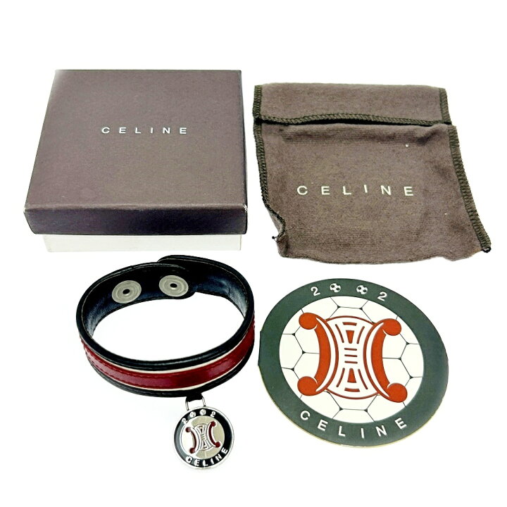 楽天市場】【中古】【箱付き】 CELINE セリーヌ レザー ワールドカップ 