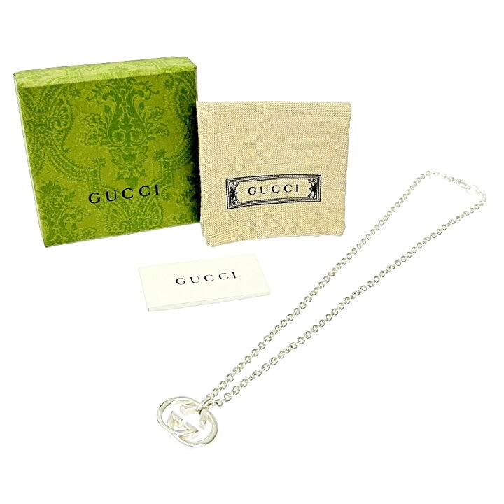 楽天市場】【中古】【箱付き】 GUCCI グッチ シルバー インター 