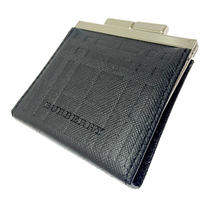 楽天市場】【中古】BURBERRY バーバリー レザー がま口 コインケース 