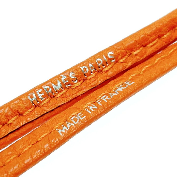 楽天市場】【中古】【箱付き】 HERMES エルメス レザー メタル シフレ 