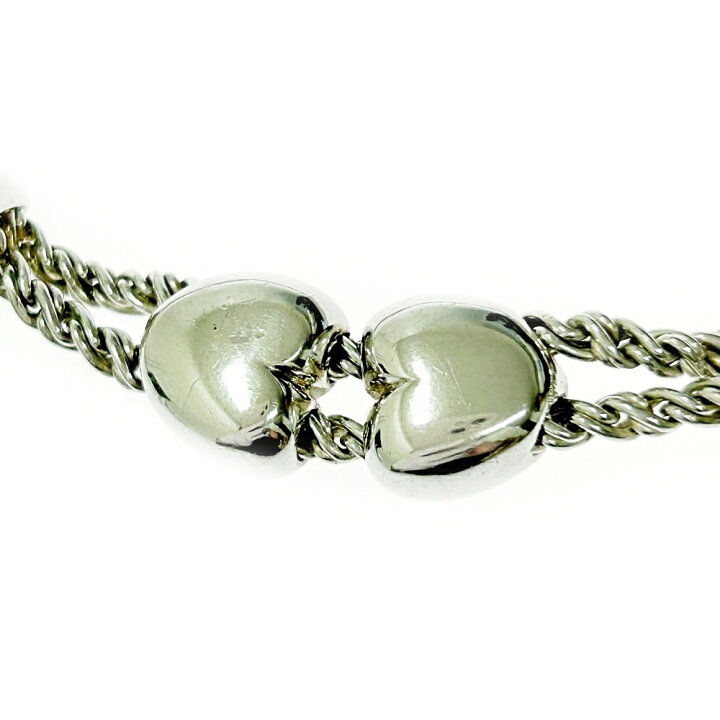 楽天市場】【中古】TIFFANY&Co. ティファニー シルバー ダブルロープ Tiffany & Co. ダブルロープハート ブレスレット シルバー