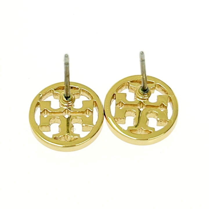 楽天市場】【中古】Tory Burch トリーバーチ GP ロゴ ラウンド ピアス 