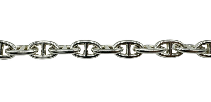 楽天市場】【美品】HERMES エルメス シェーヌダンクル GM ブレスレット  