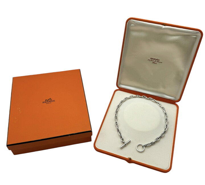 楽天市場】【美品】HERMES エルメス シェーヌダンクル PM ネックレス 