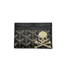 【未使用】GOYARD ゴヤール サン・シュルピス マスターマインド カードケース スカル PVC レザー ブラック