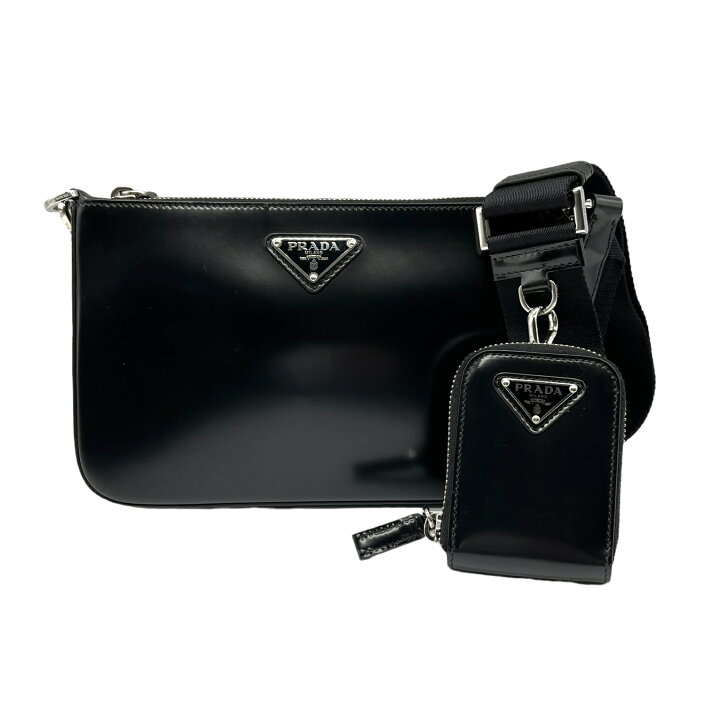 楽天市場】【中古】PRADA プラダ 2VH129 ショルダーバッグ ポーチ付き 