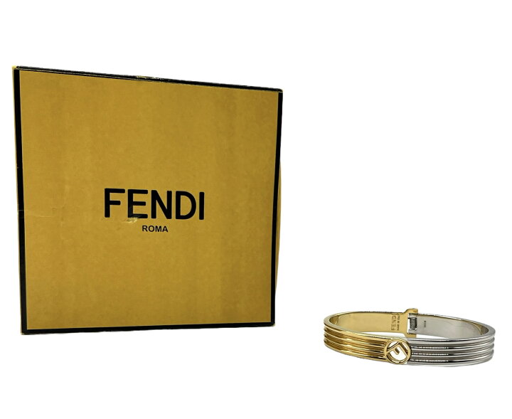 楽天市場】【美品】FENDI フェンディ ブレスレット エフイズ ロゴ バイ 
