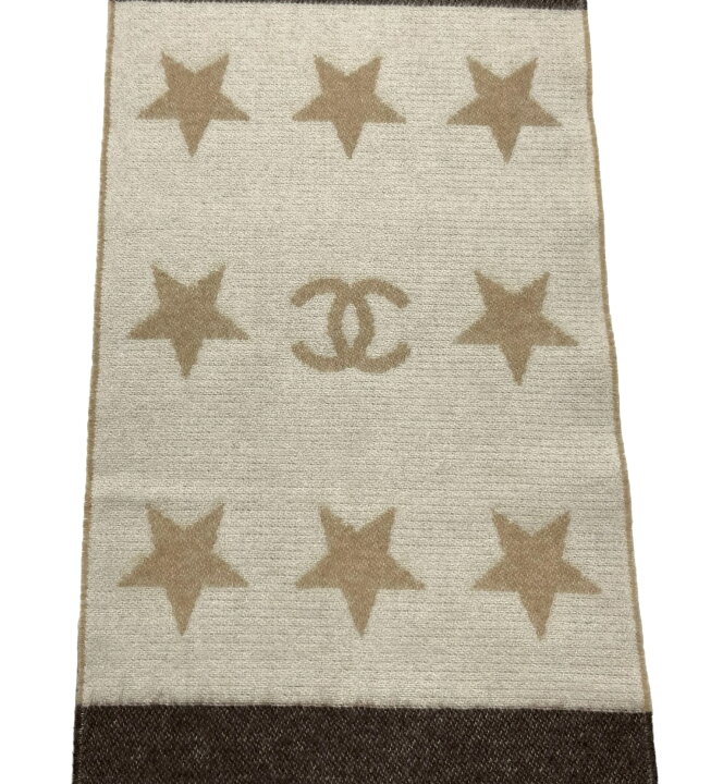 楽天市場】【美品】CHANEL シャネル マフラー ココマーク ボーダー  