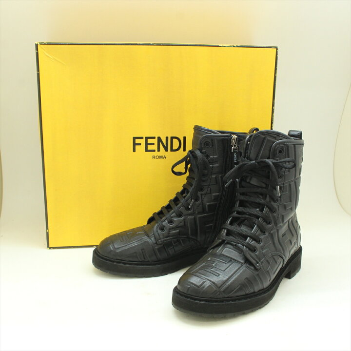 FENDI ROMA 黒 ブーティ 36 - ブーティ