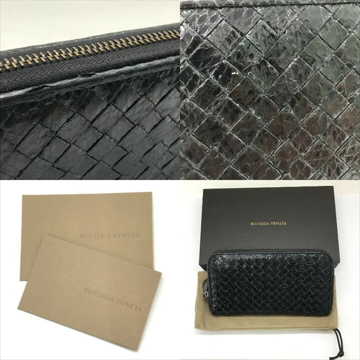 楽天市場】BOTTEGA VENETA ボッテガヴェネタ パイソン革 ラウンド 