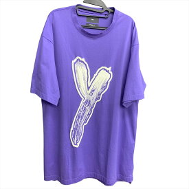 Y-3 ワイスリーHY1273 LOGO GFX TEE サイズ：S パープル 半袖Tシャツ 【中古品】O25-072005