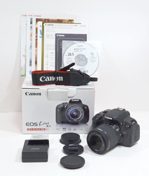 楽天市場】☆元箱付！Canon キャノン EOS KISS X7i EF-S18-55 IS STM
