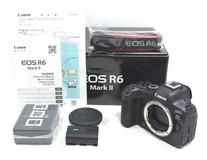 楽天市場】☆極美品！保証期限内！Canon キャノン EOS R6 Mark II 